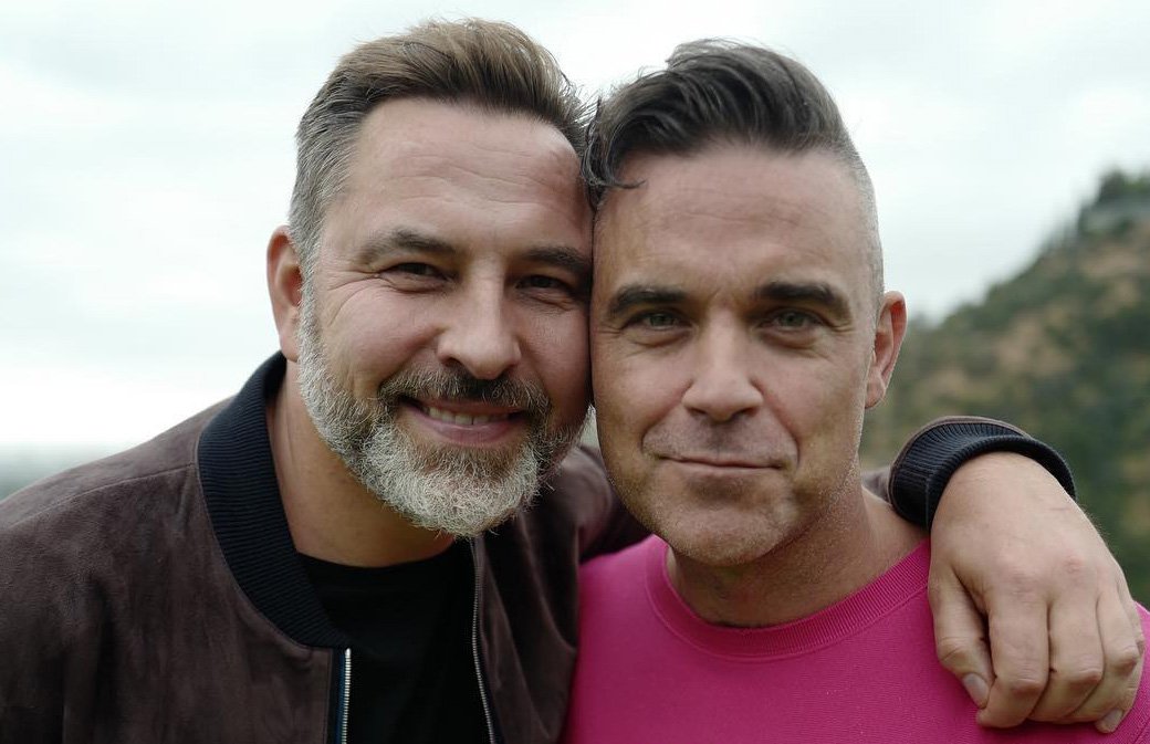 Robbie en studio, et rencontre avec David Walliams