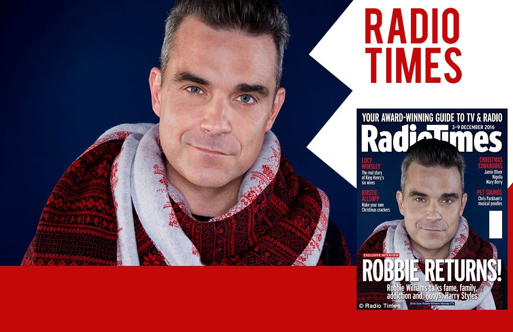 Robbie à la une de Radio Times : les photos