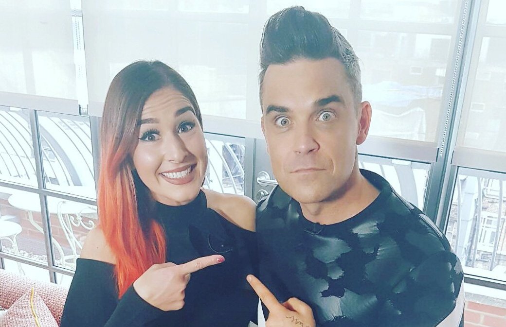 Robbie interviewé dans l'émission Chart Show TV