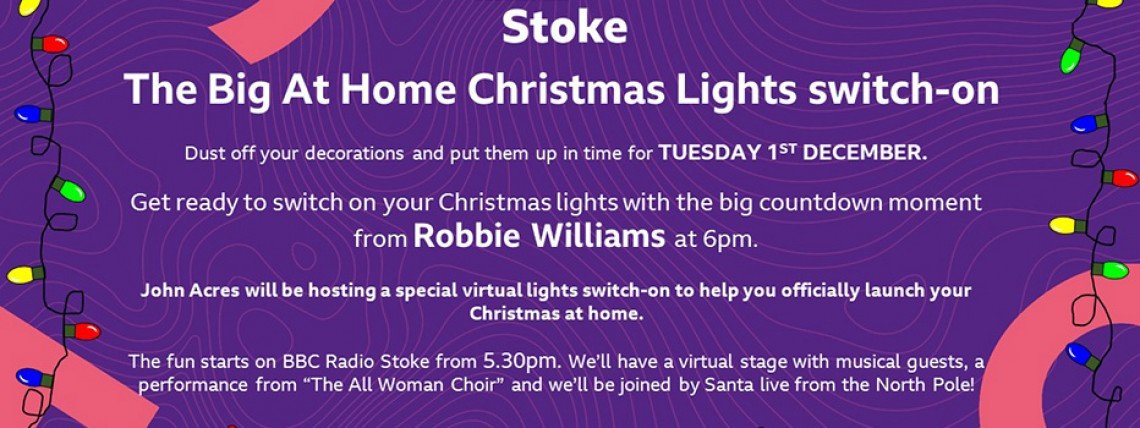 

							Illuminations de Noël à Stoke-On-Trent