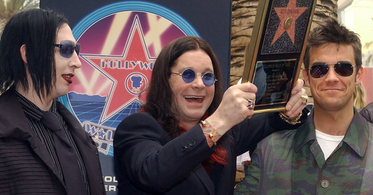 Robbie, Marilyn Manson et Ozzy Osbourne