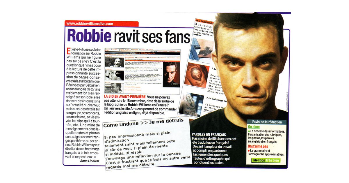 RWL dans Micro Hebdo !