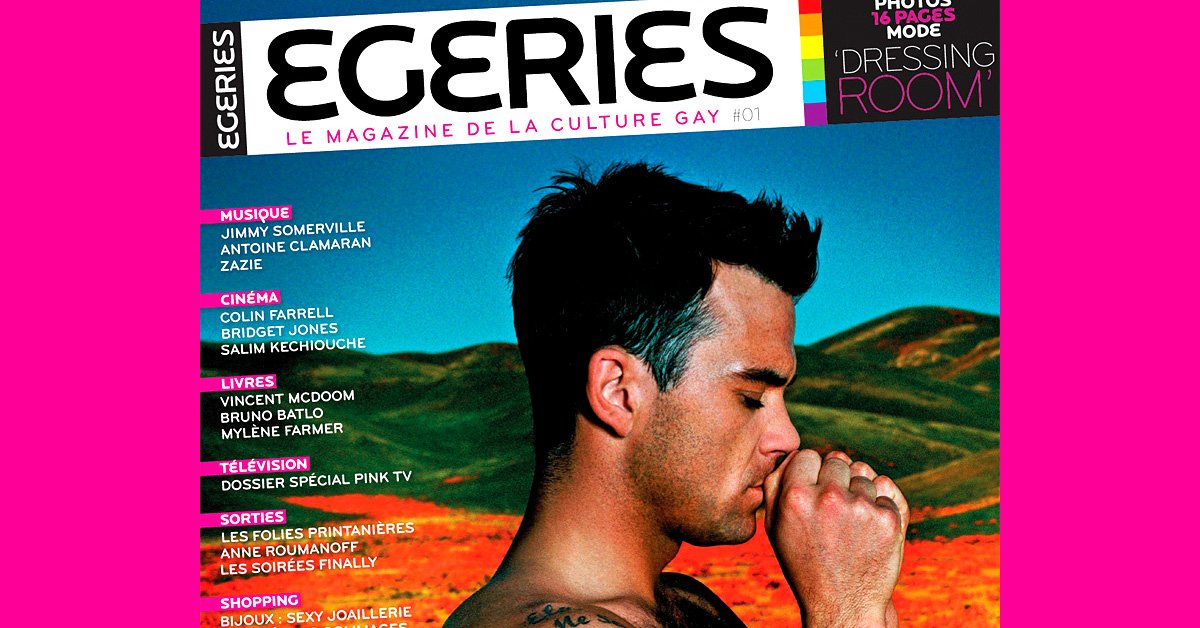 Exclusif : Robbie en couverture d 'Egeries