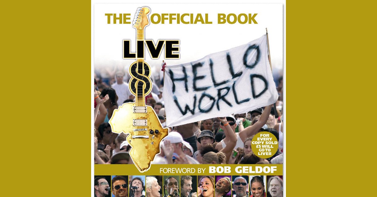 Nouveau dans la Boutique : le livre du Live 8