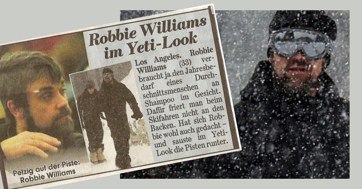 Robbie part à la Neige !
