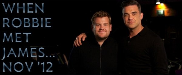 When Robbie Met James le 12 Novembre