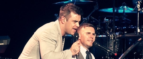 Robbie au concert de Gary !