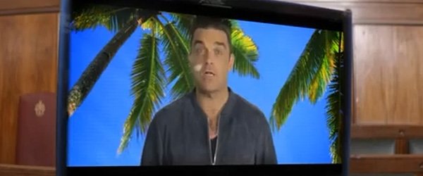 Robbie fait de la pub
