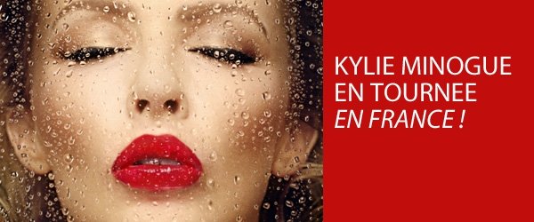 Kylie Minogue en Tournée en France !