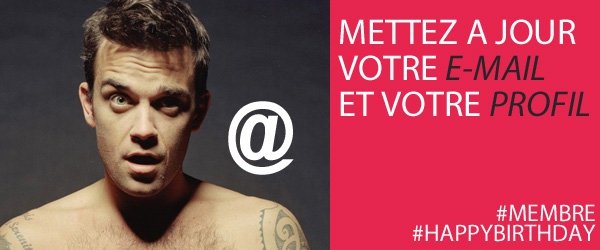 Mettez à jour votre E-Mail et votre Profil