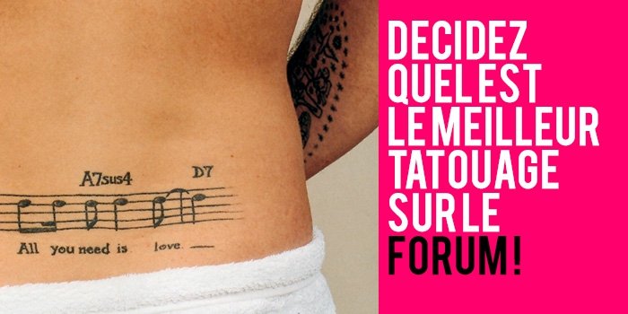 Votez pour le Meilleur Tatouage !