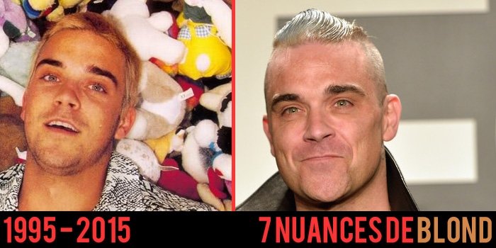 Dossier Capillaire : Robbie en blond !