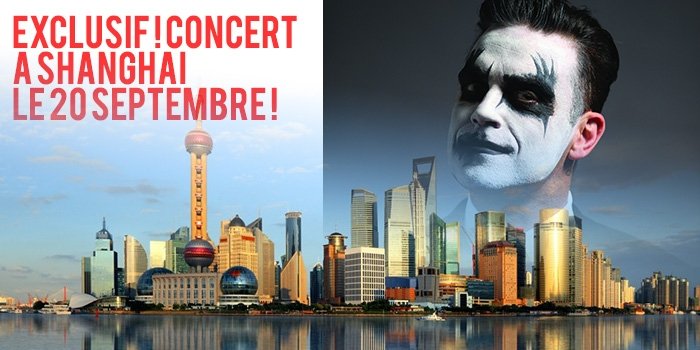 Exclusif : Concert à Shanghai le 20 Septembre !