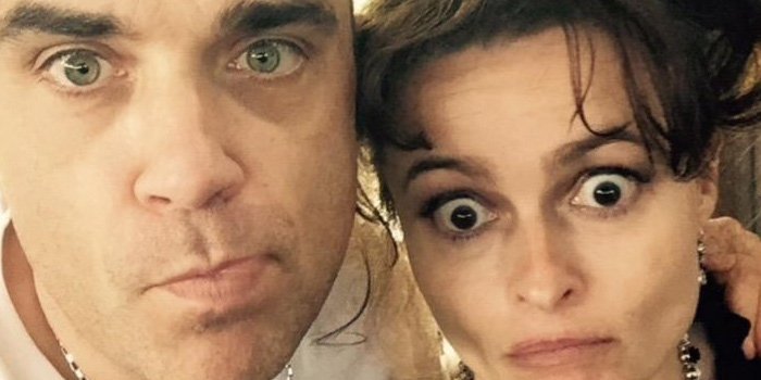 Robbie, Rufus Wainwright et Helena Bonham Carter