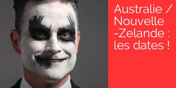 Robbie Returns : les dates en Australie et Nouvelle-Zélande !