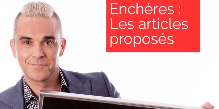 Enchères : Les articles proposés