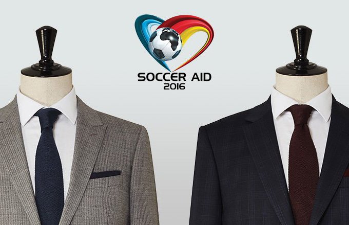 Reiss habille les joueurs pour Soccer Aid 2016