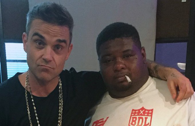 Robbie enregistre avec le rappeur Big Narstie