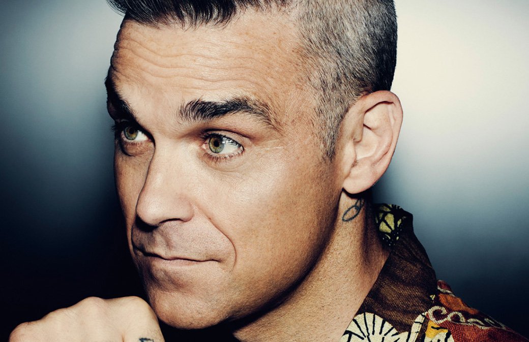 Robbie en live à la télévision belge