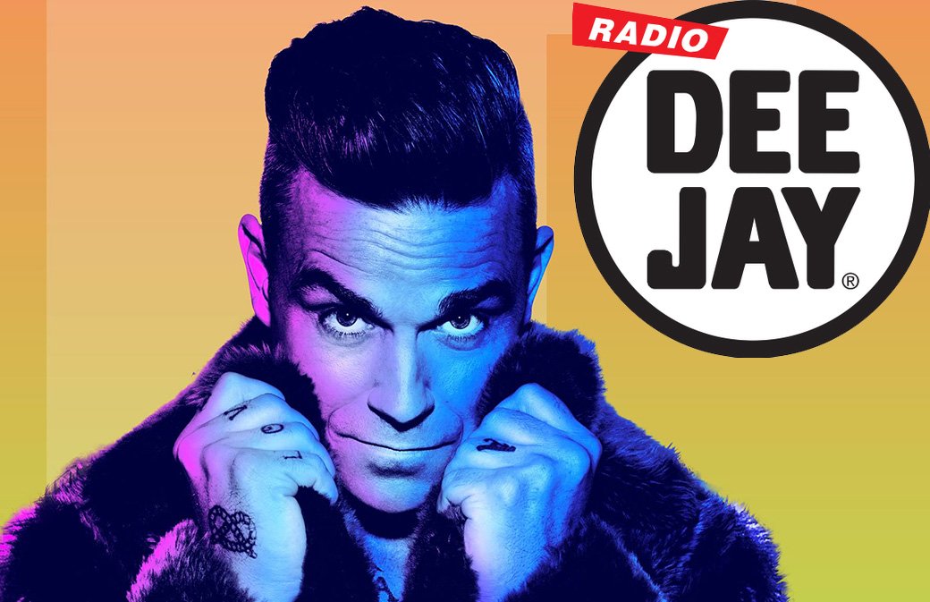 Robbie rendra visite à Radio Dee Jay le 11 Novembre