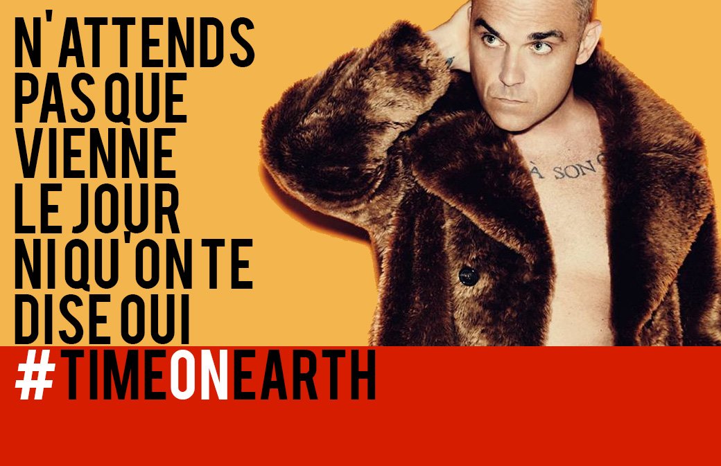 Téléchargez Time On Earth : le single en français de Robbie Williams