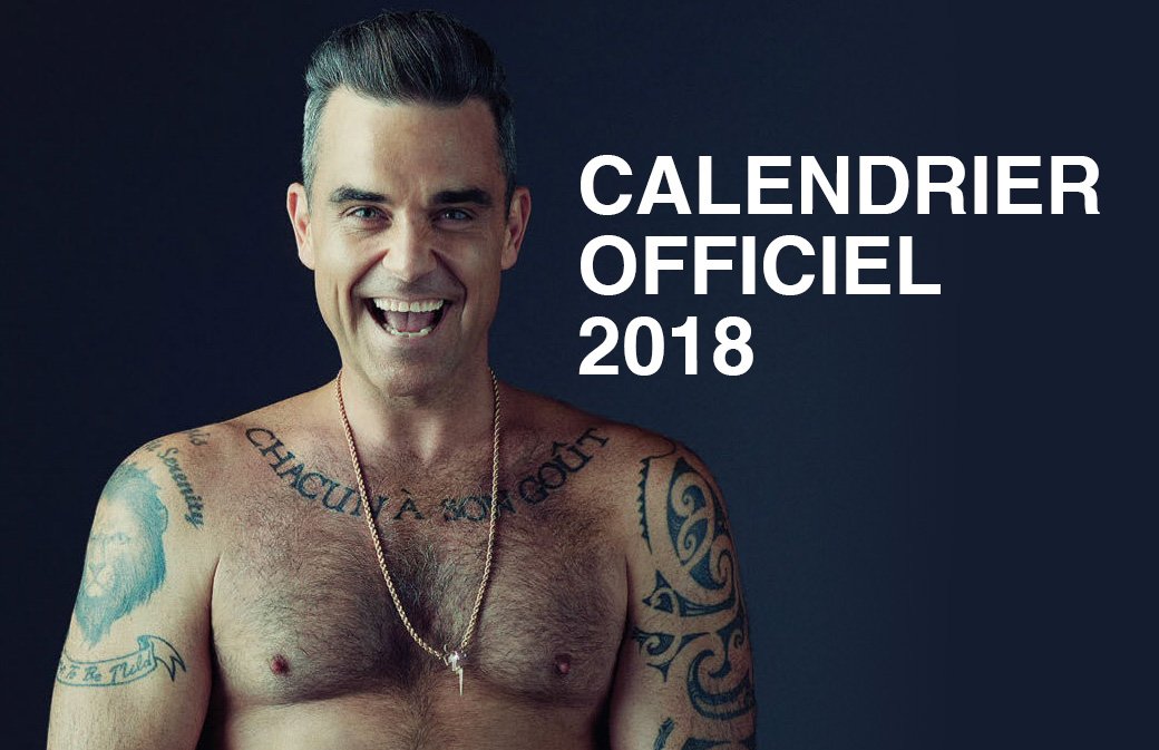 Précommandez le Calendrier Officiel 2018 !