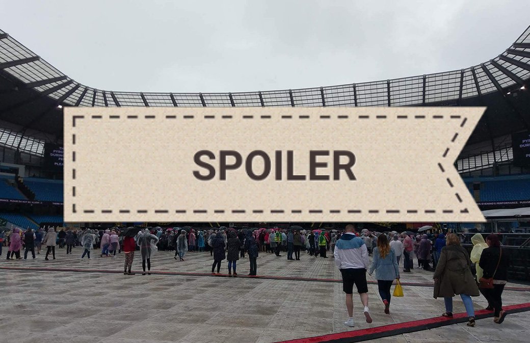 SPOILER : La Scène à Manchester !