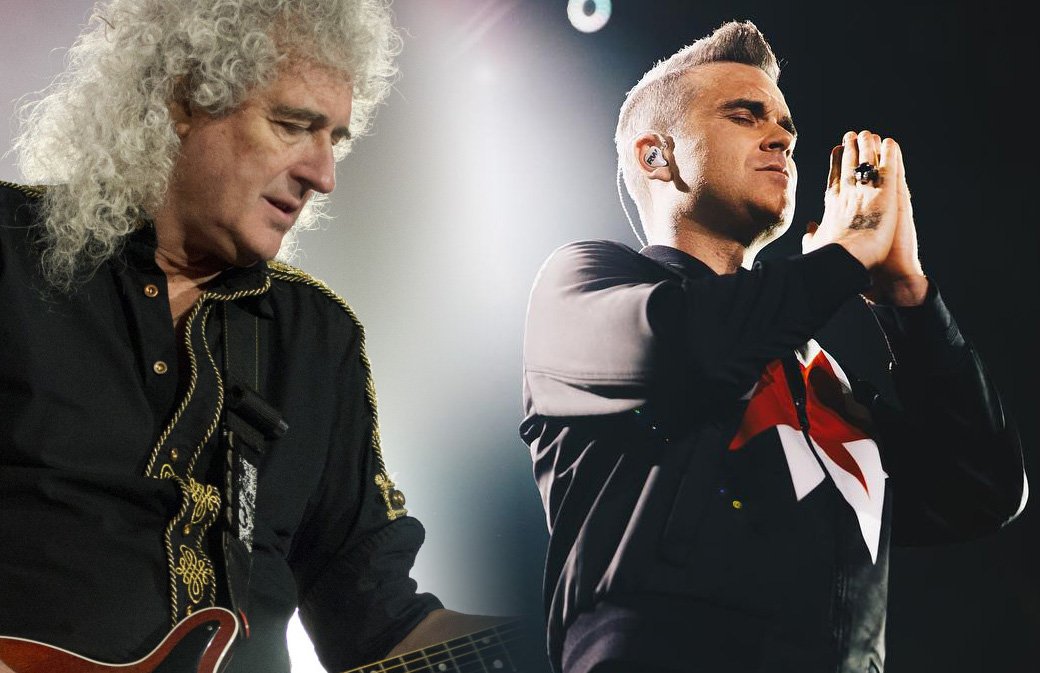 Brian May applaudit Robbie Williams !