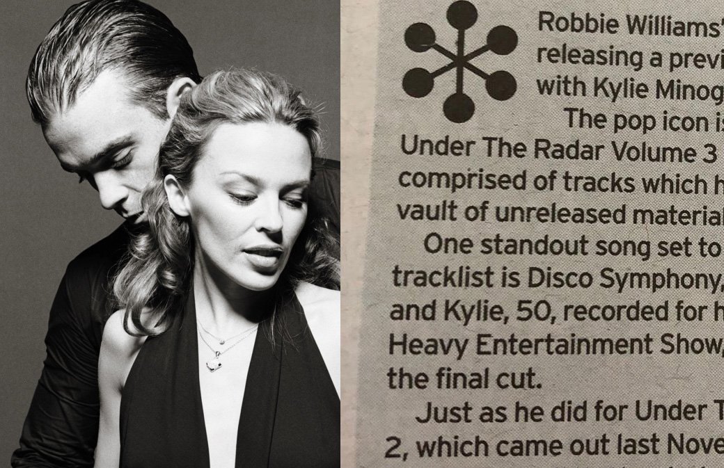 Le duo Kylie Minogue / Robbie Williams sur UTR 3 ?