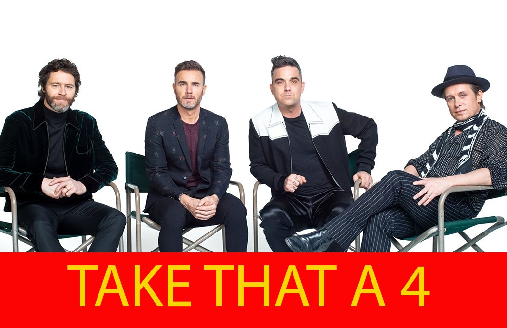 Take That à 4 avec Robbie, pour quelques performances!