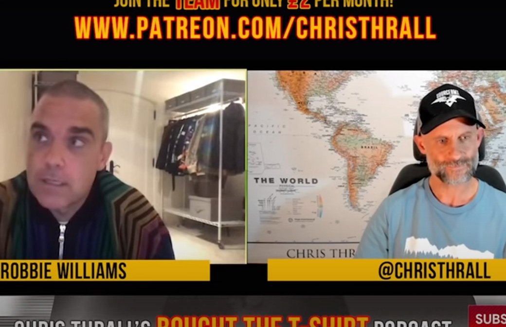 Robbie Williams et Chris Thrall : un podcast d'1H15