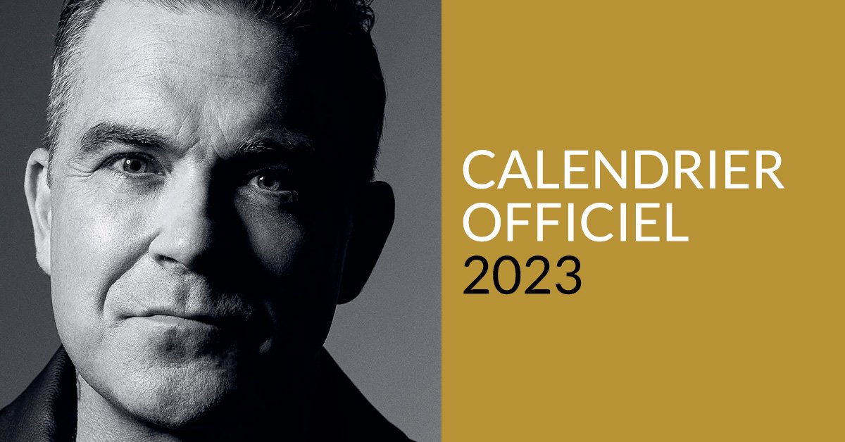 Précommandez le Calendrier Officiel 2023!