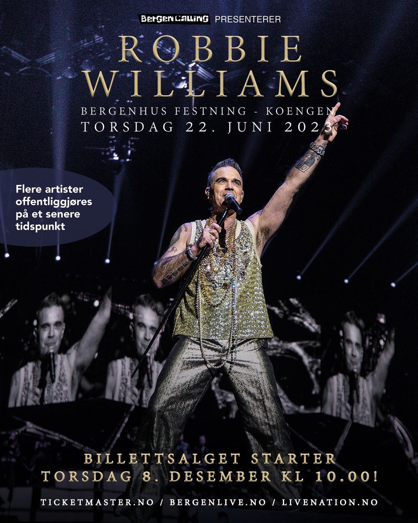 robbie williams xxv tour dates