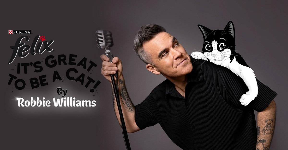 Purina : Nouvelle chanson et nouvelle publicité pour Robbie!