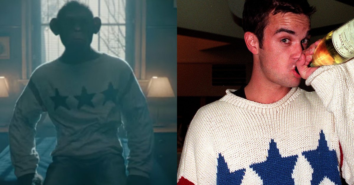 Un pull iconique dans la 2ème Trailer de Better Man