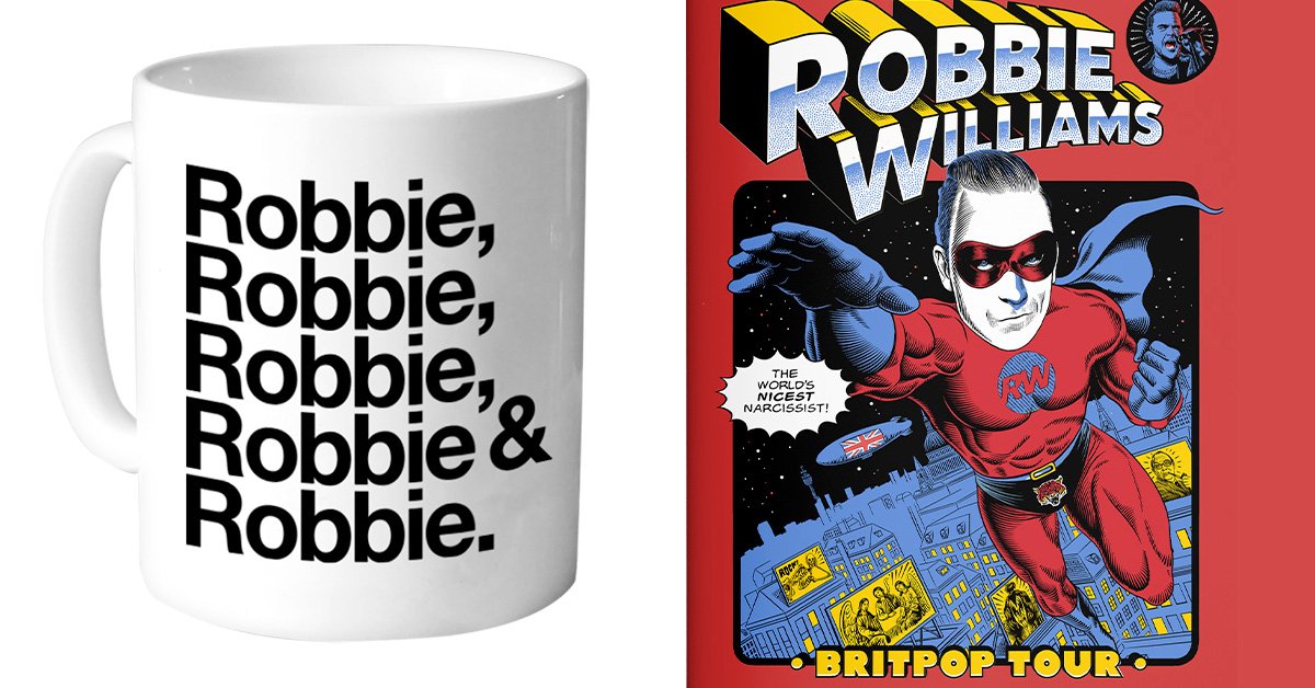 Disponible en ligne : le merchandising du Britpop Tour